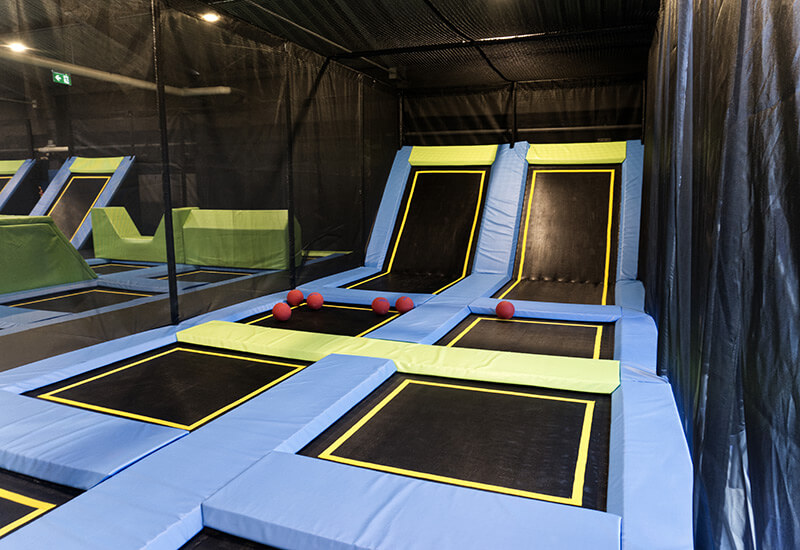Trampolinbereich
